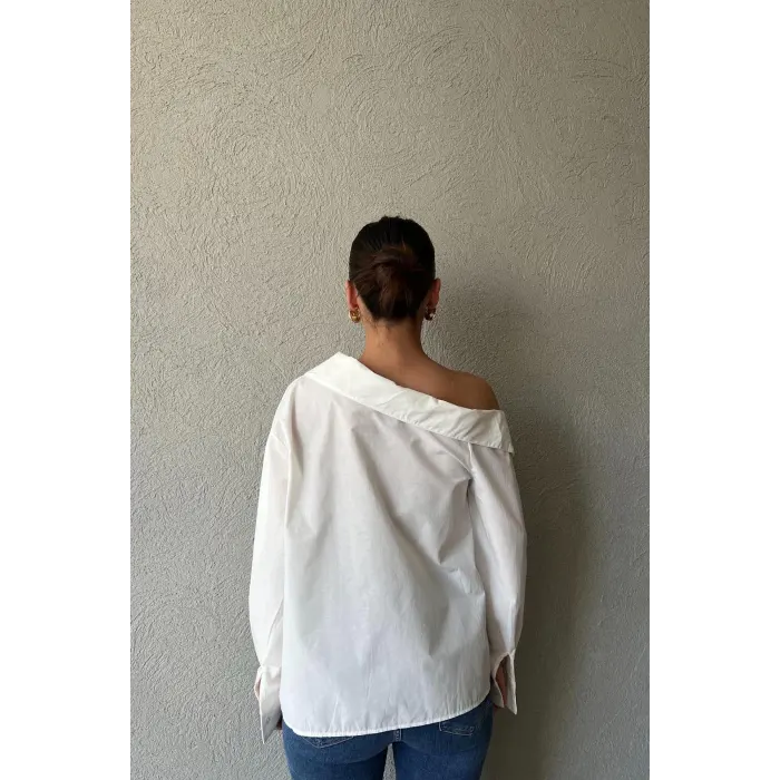 Viges Asimetrik Gömlek