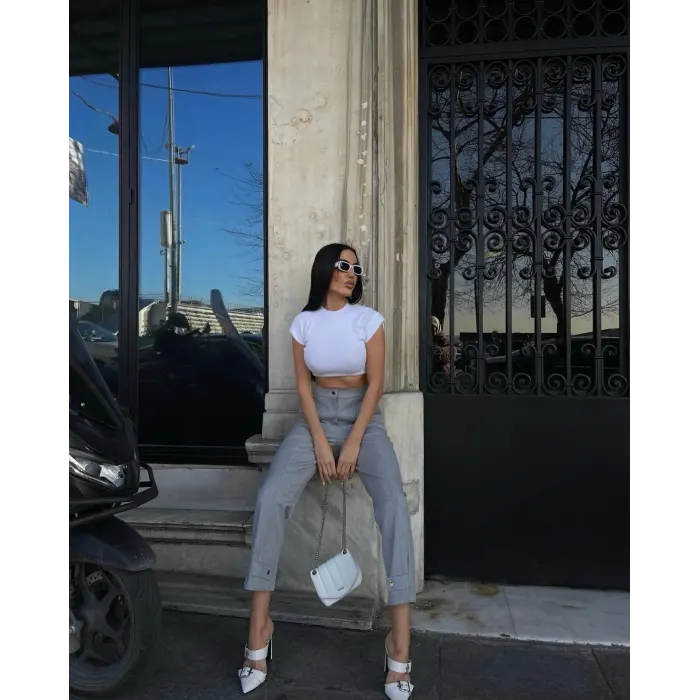 Vilfredo Bel Lastikli Şalvar Pantolon