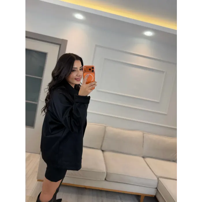 Yaka Detaylı Gabardin Ceket