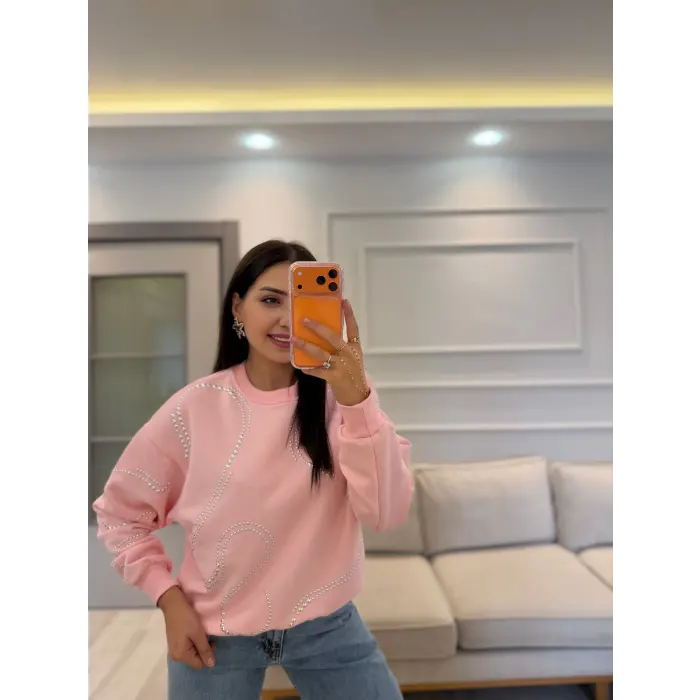 Zımba Detaylı Sweatshirt