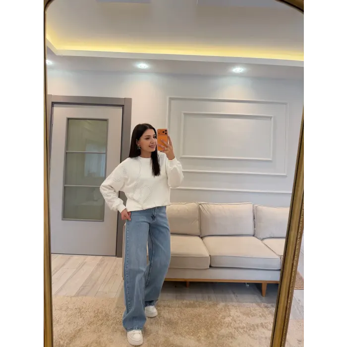 Zımba Detaylı Sweatshirt