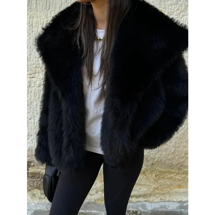 Zra Model İçi Astarlı Premium Kürk Ceket