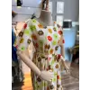 Gos Çicek Desenli Elbise