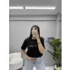 Miu Serpme Taşlı T-Shirt