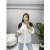 Simon Nakış İşleme Dantel Gömlek