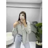 Ophe Çizgili Taş Detaylı Gömlek