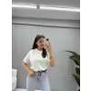 Orj Mrka İpkyol Taş Detaylı T-Shirt