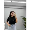 Orj Mrka İpkyol Taş Detaylı T-Shirt