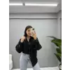 Faux Fermuar Detaylı Tasarım Gömlek