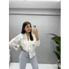 Fırfırlı Taşlı Gömlek