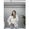 Fırfırlı Taşlı Gömlek