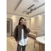 Myco Çizgili Gömlek Garnili Modal Takım