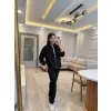 Modal Fermuarlı Taş Detaylı Takım