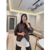 Modal Çizgili Gömlek Detaylı Takım