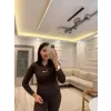 Miu Taş Detaylı Body Bluz