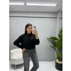 Tasarım Nakışlı Modal Sweatshirt