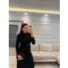 Sandy Kumaş Serpme Taşlı Elbise