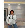 AB Nakışlı Üç İplik Sweatshirt