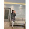 Mrka Muadil Dantel Detaylı Blazer Ceket