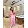 Bolerolu İp Askılı Elbise