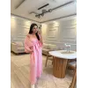 Bolerolu İp Askılı Elbise