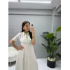 Glamorus Fermuarlı Keten Elbise