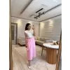 Altı Poplin Detaylı Elbise