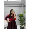 Gömlek Detaylı Desenli Elbise