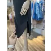 Lüx Kalite İpeksi Dokulu Modal Dokuma Kumaş Basic Elbise
