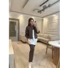 Myco Çizgili Gömlek Garnili Modal Takım