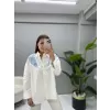 Norc Omuz Yıldız Taşlı Gömlek