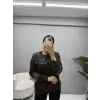 Omuz Ve Kol İşleme Detaylı Sweatshirt