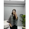 Parıltılı Tasarım Kimono Ceket