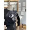 Phaya Zebra Desen Bluz