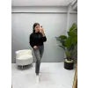 Tasarım Nakışlı Modal Sweatshirt