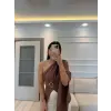 Tek Omuz Tokalı Büzgülü Bluz
