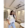 Twst Kol Nakış Detaylı T-Shirt