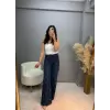 Velma Çapraz Taşlı Baggy Jean