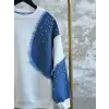 Vestido Yan Kot Detaylı Sweatshirt