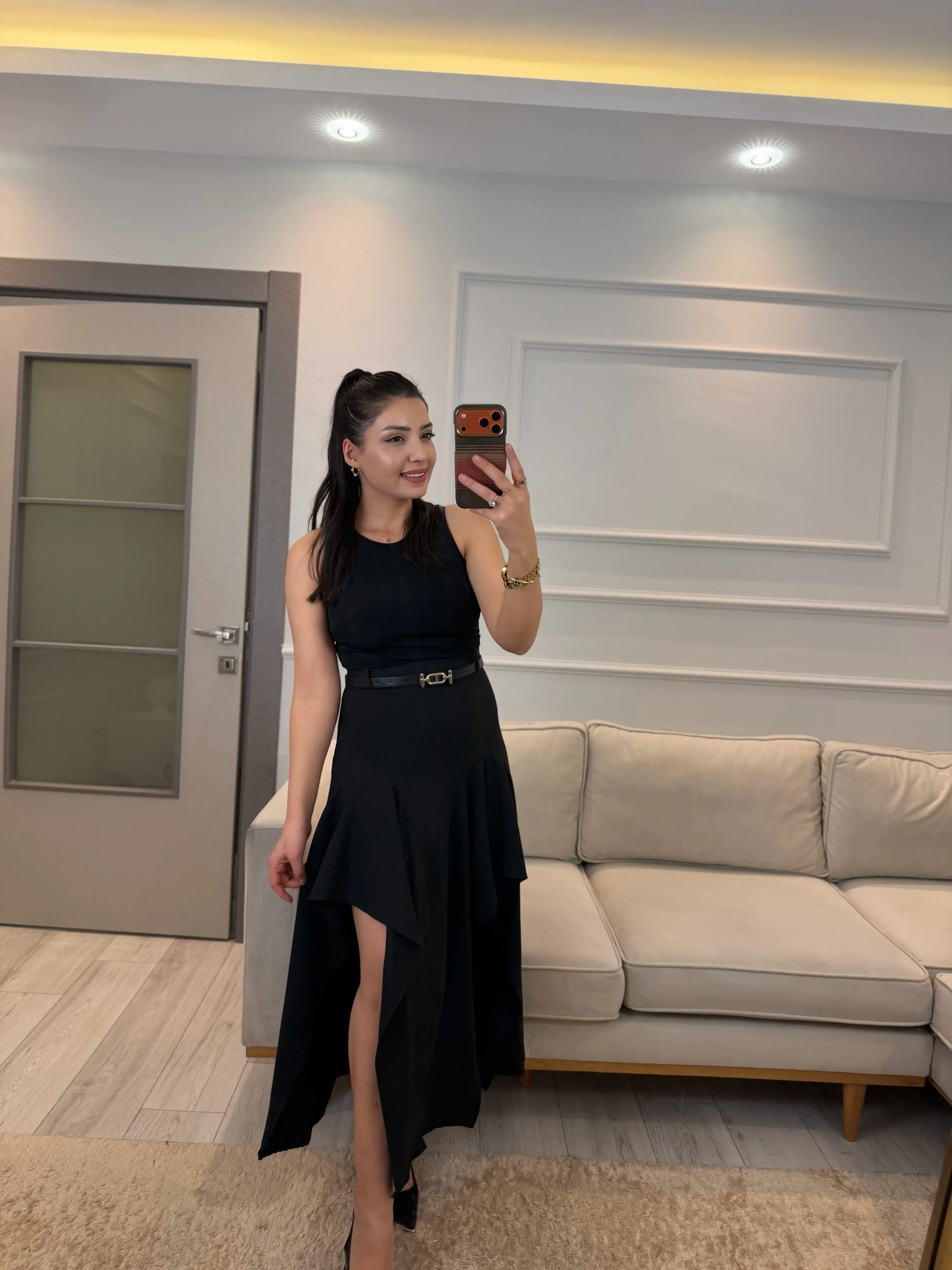 Tasarım Asimetrik Elbise