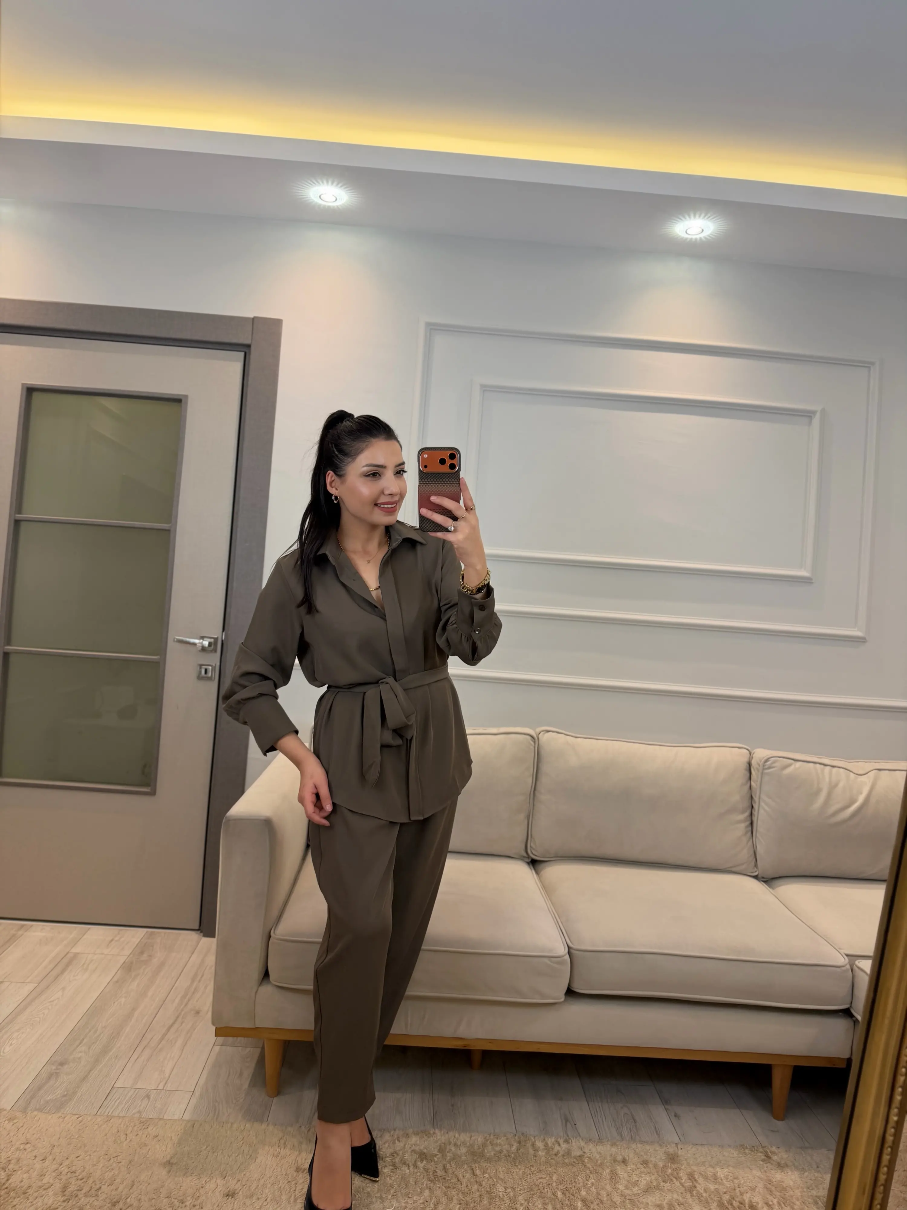 Premium Bel Kuşaklı İkili Takım