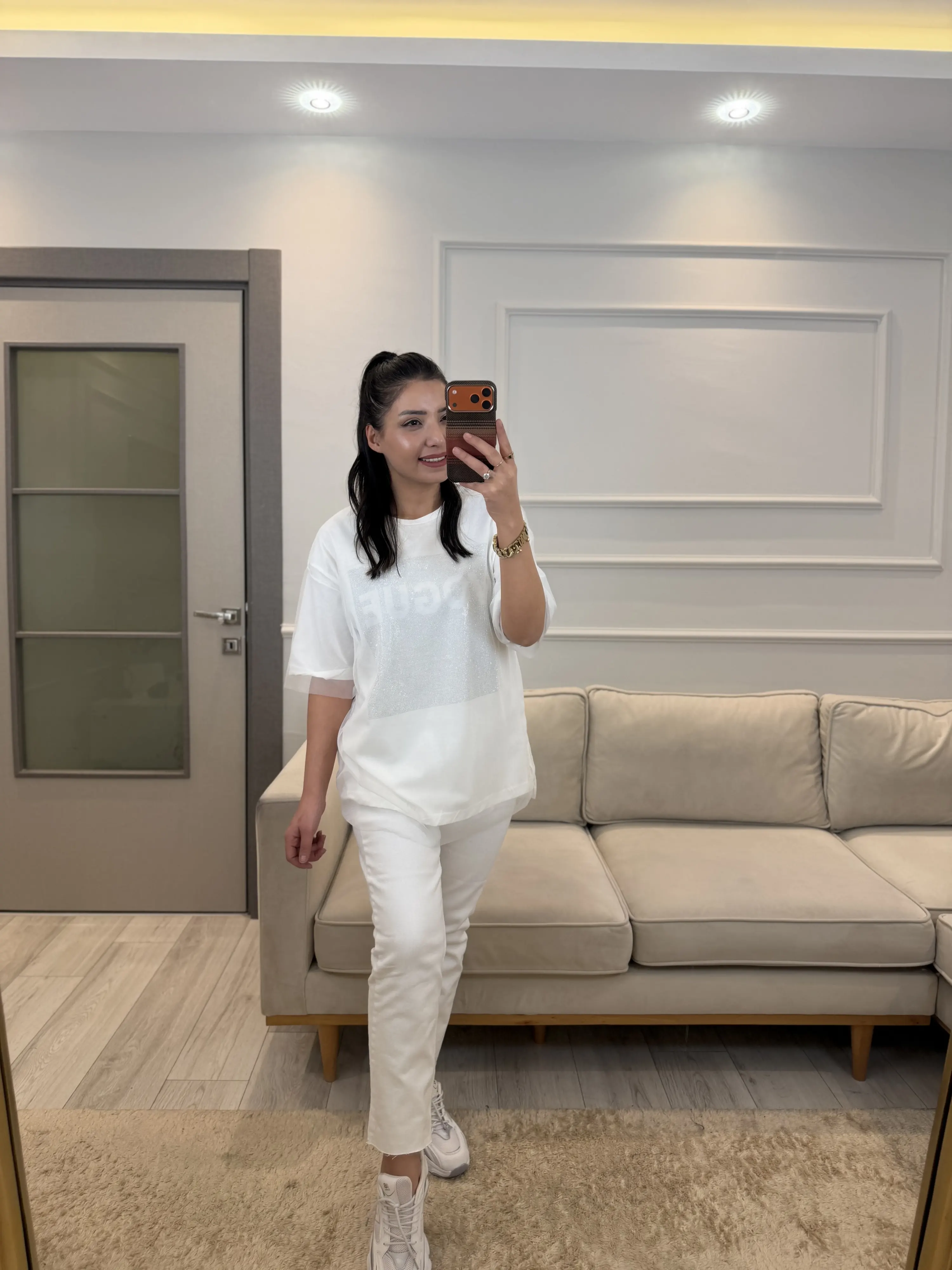 Vogax Tül Detaylı T-Shirt