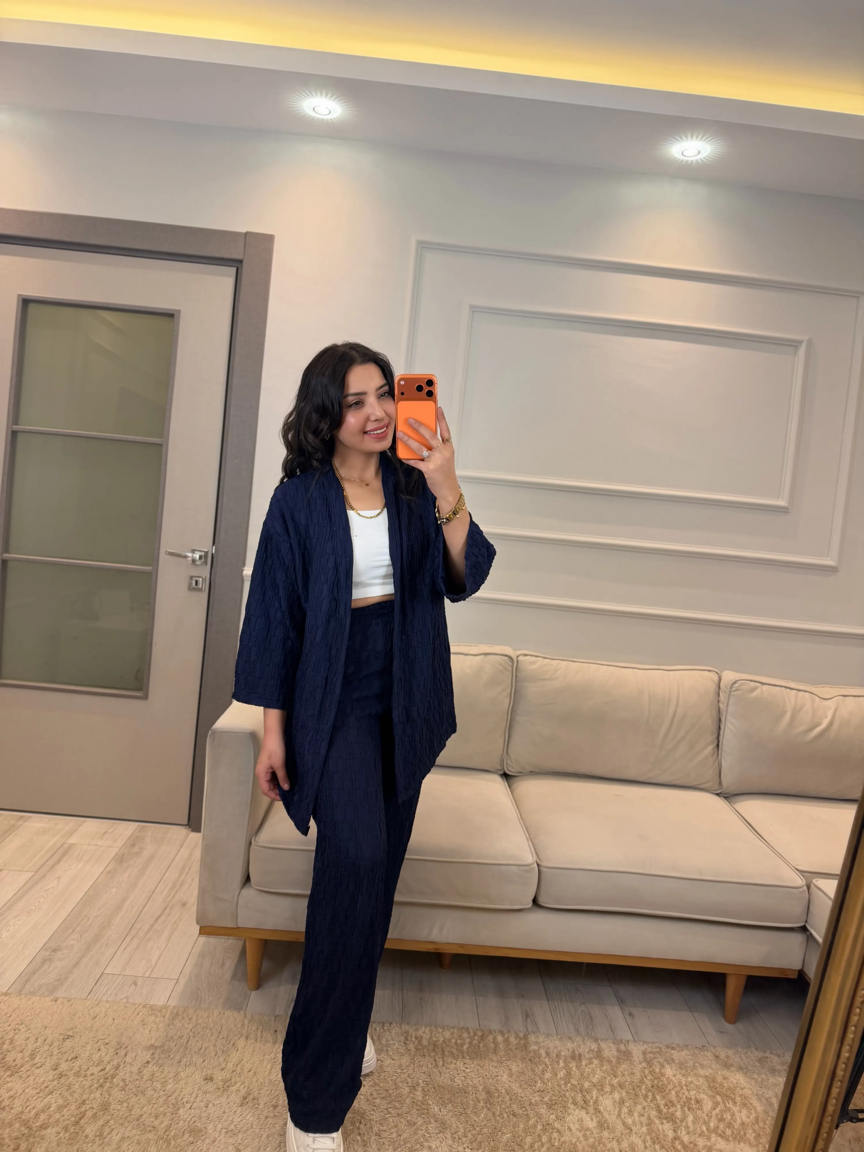 Voager Kimono Pantolon İkili Takım