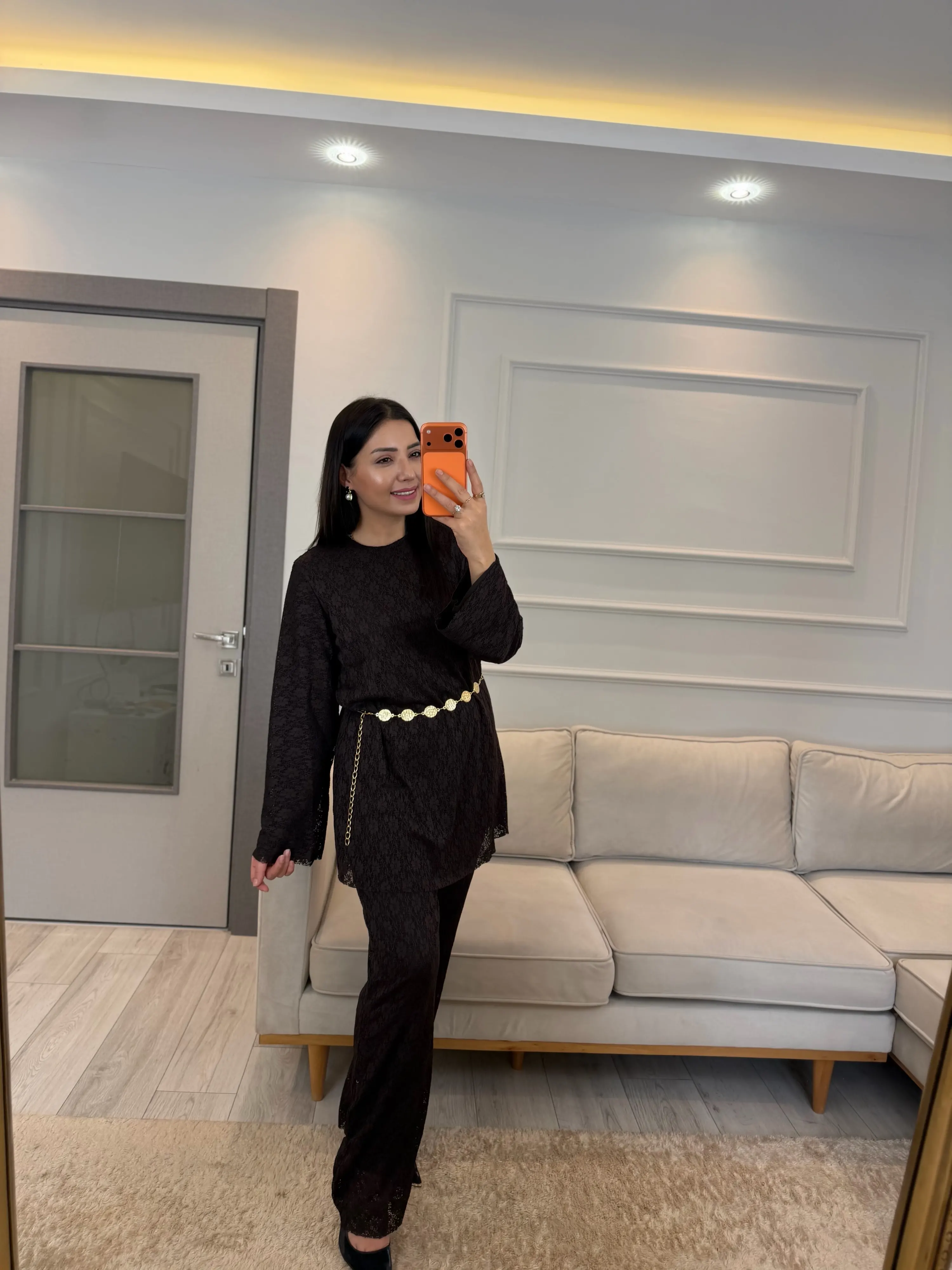 Zincir Kemer Güpür İkili Takım