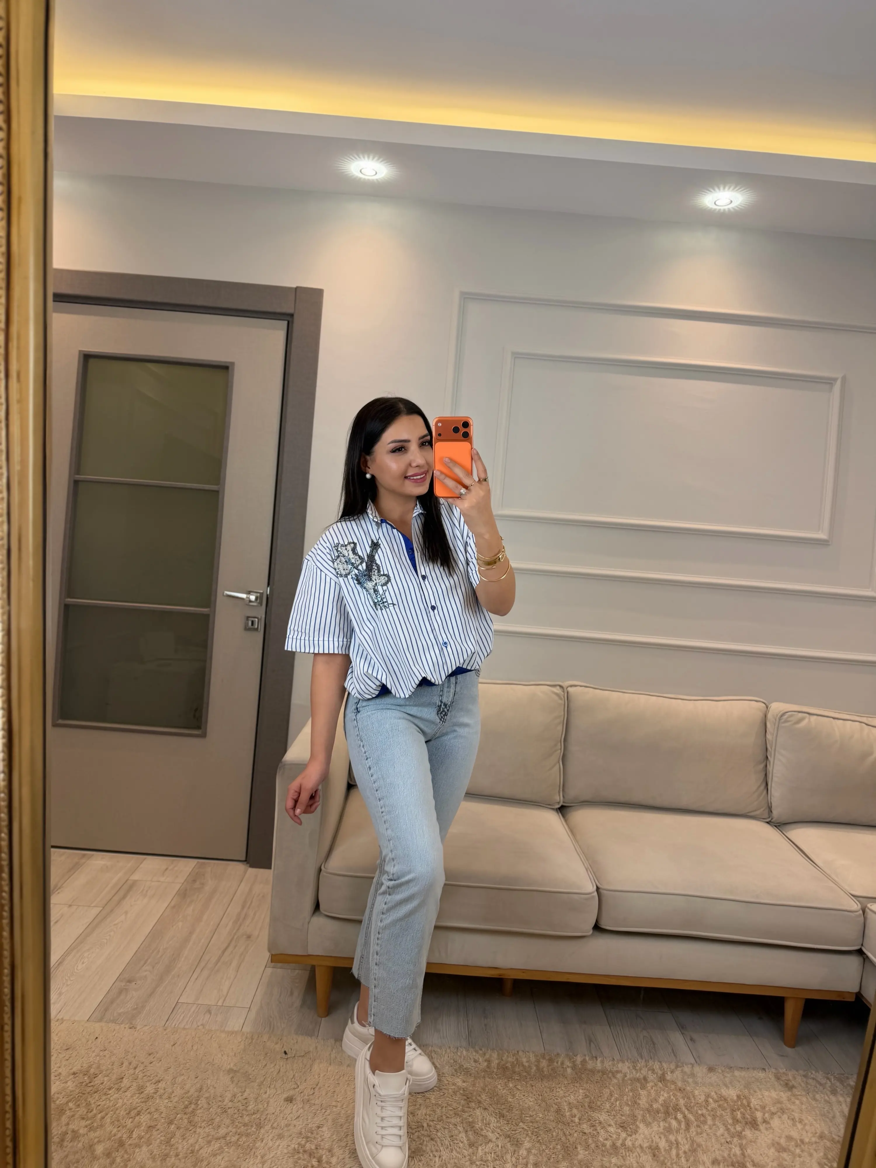 İpkyl Çizgili Paraşüt Detaylı Gömlek