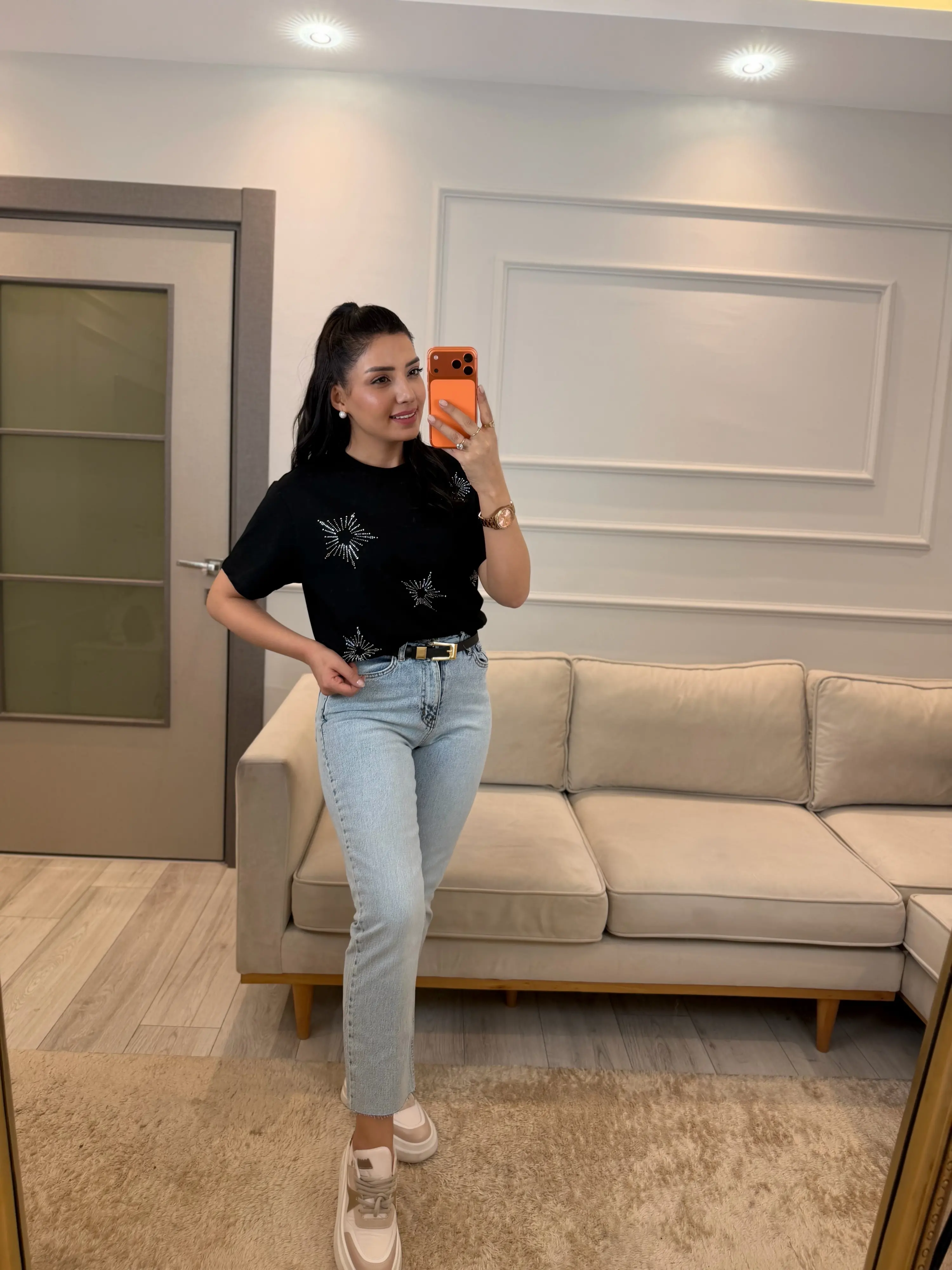 Club Çoklu Yıldız T-Shirt