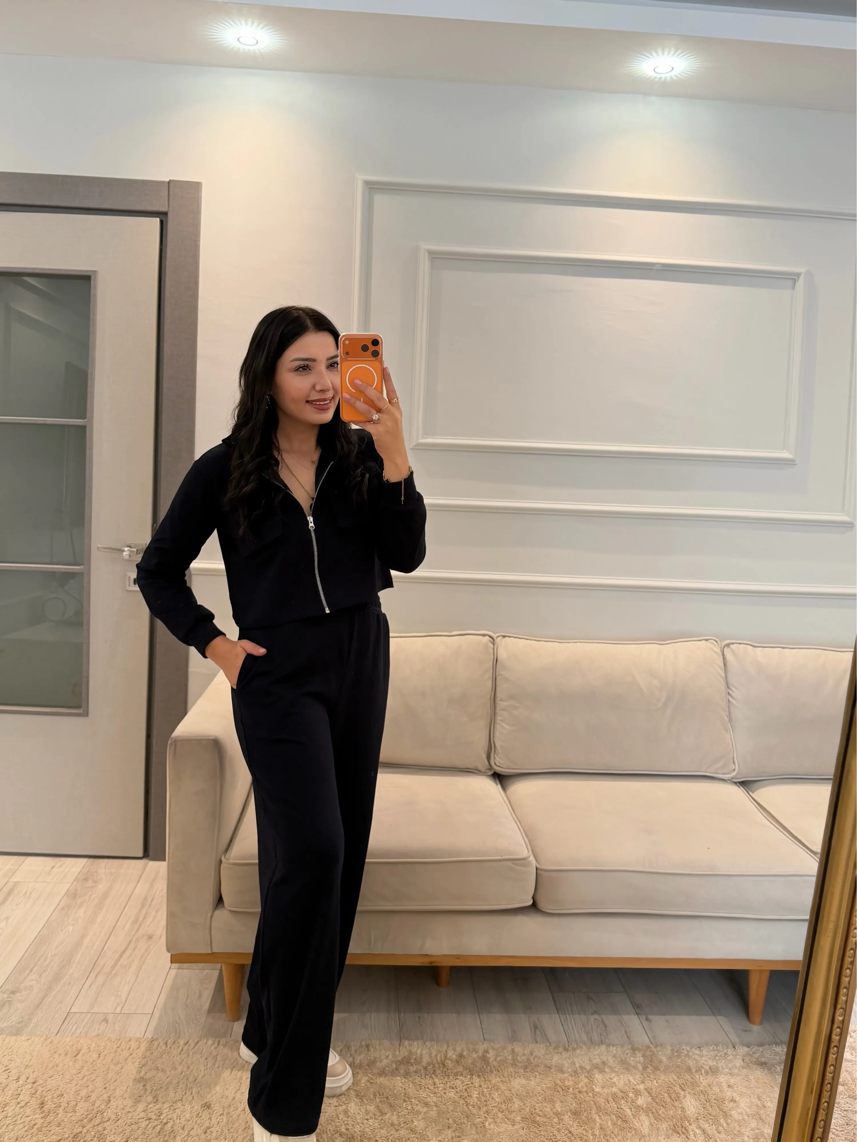 Cep Detaylı Modal İkili Takım