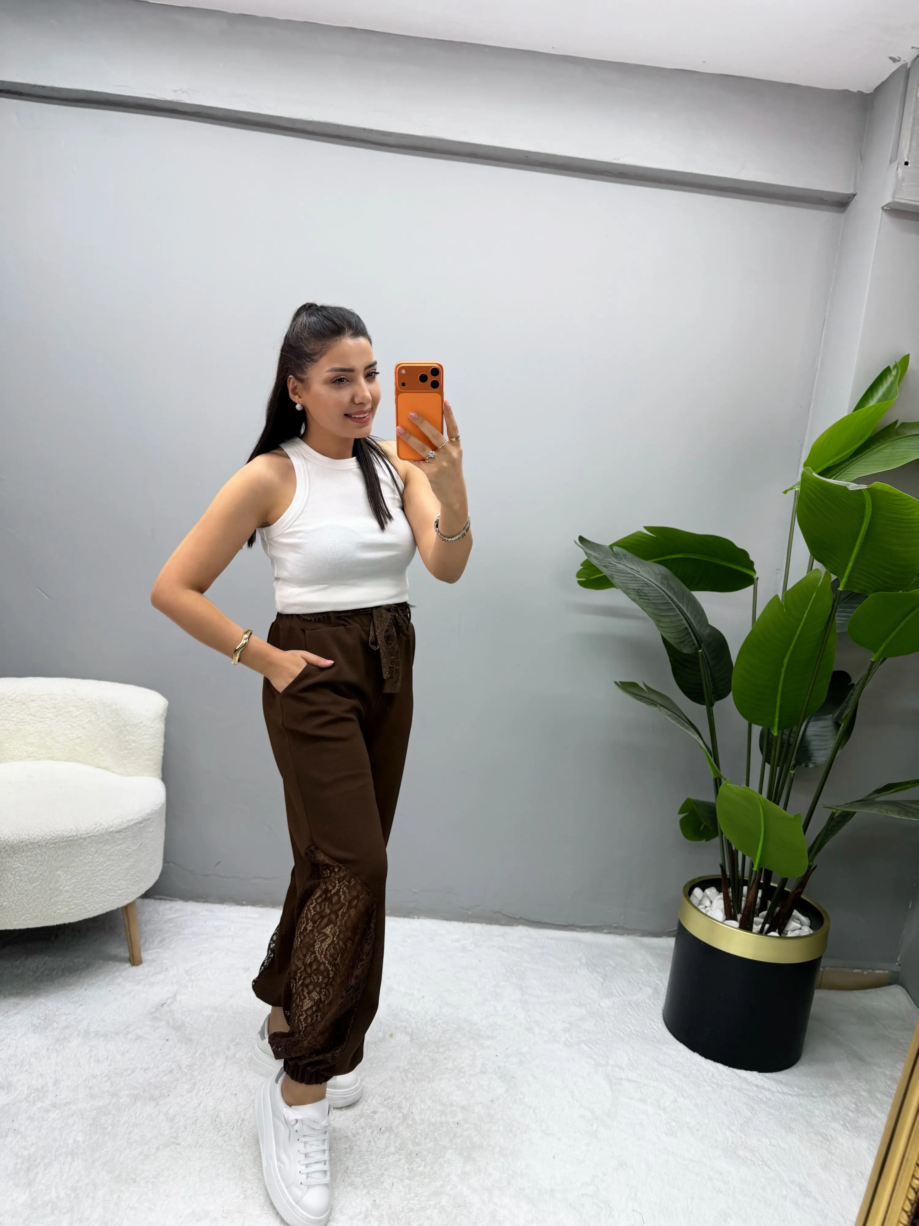 Dantel Garnili Pantolon