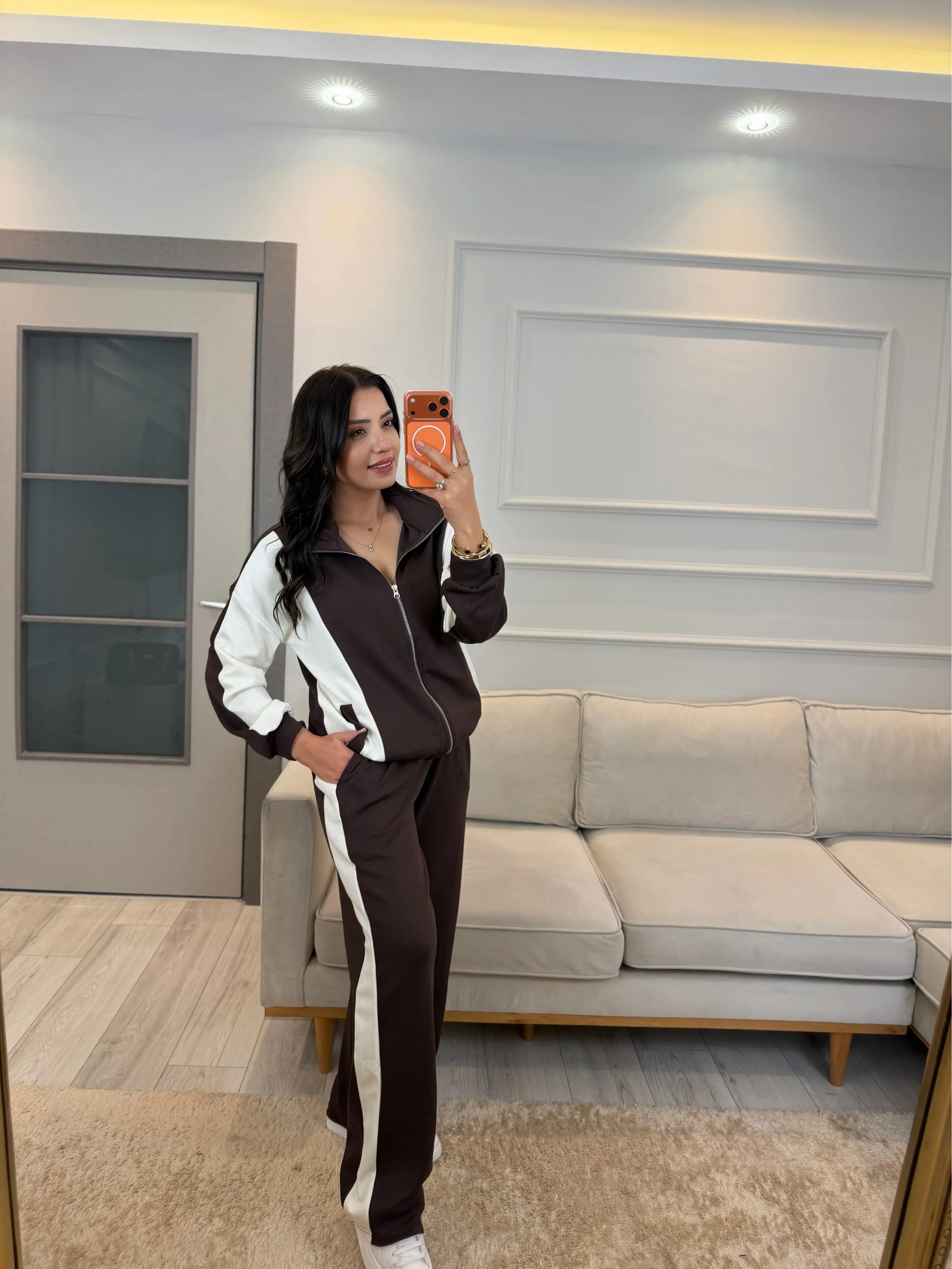 Double Color Biyeli Modal İkili Takım