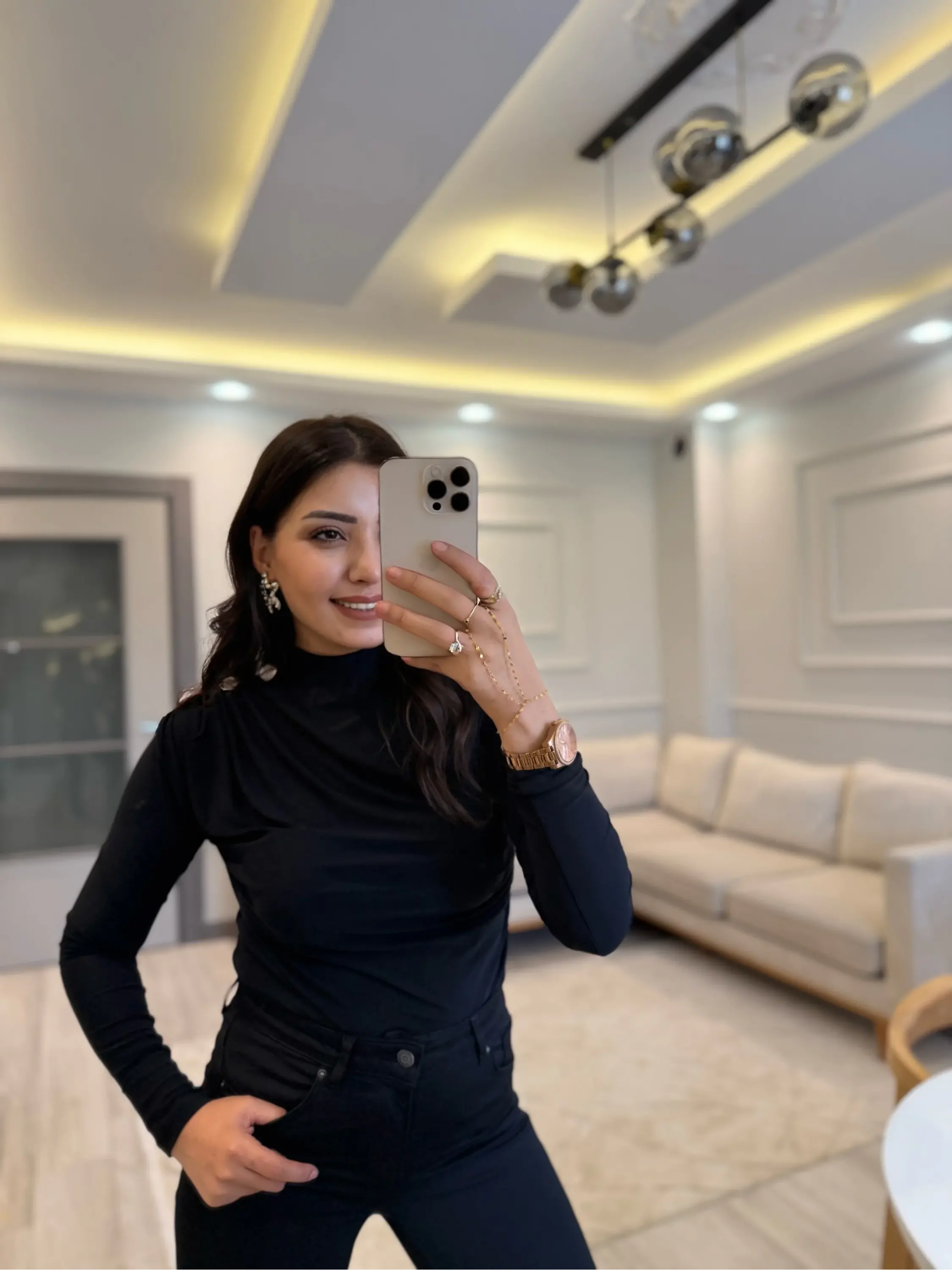 Düğmeli Drapeli Bluz